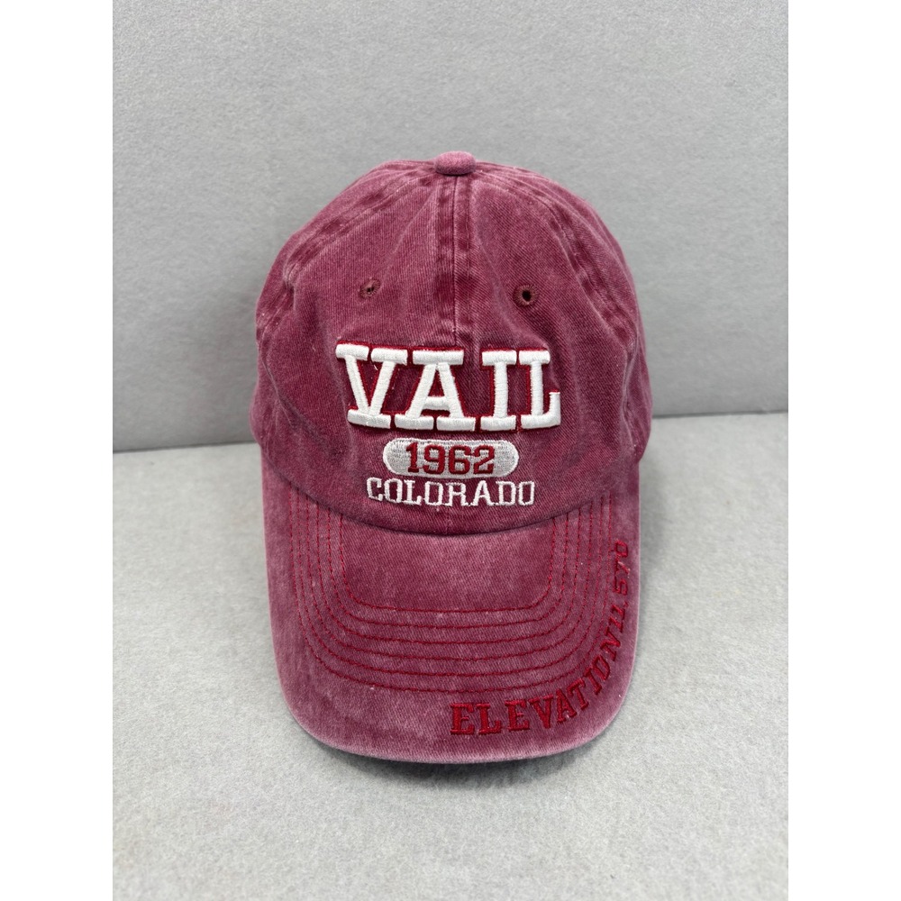 Vail Colorado mauve dad‎ hat baseball cap vintage-inspired adjustable